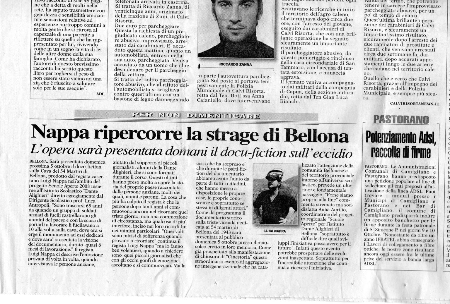 NAPPA RIPERCORRE LA STRAGE DI BELLONA